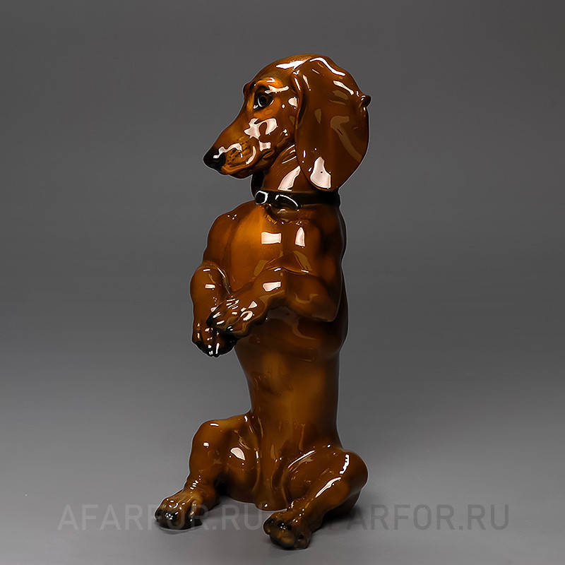 Фарфоровая статуэтка "Такса сидит" Rosenthal Германия