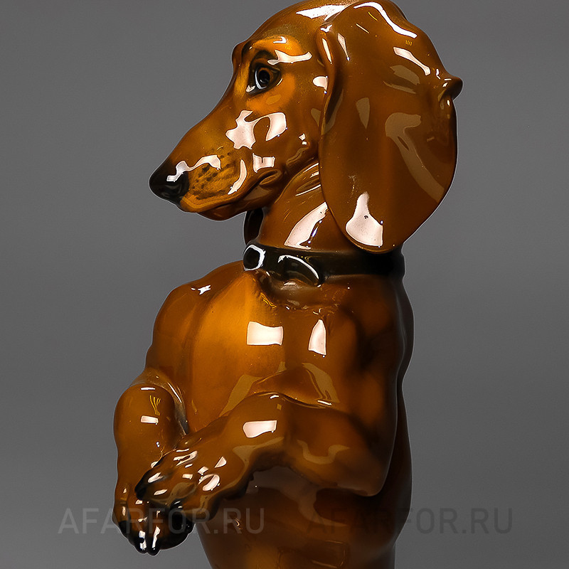 Фарфоровая статуэтка "Такса сидит" Rosenthal Германия