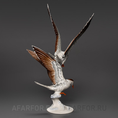 Фарфоровая статуэтка "Две Чайки" Rosenthal Германия (арт. 1174-3, фото №35115)