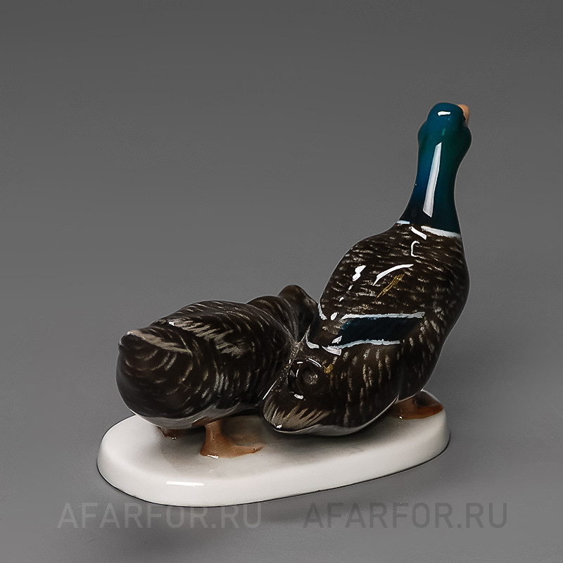 Фарфоровая статуэтка "Кряквы. Утка и Селезень" Rosenthal Германия