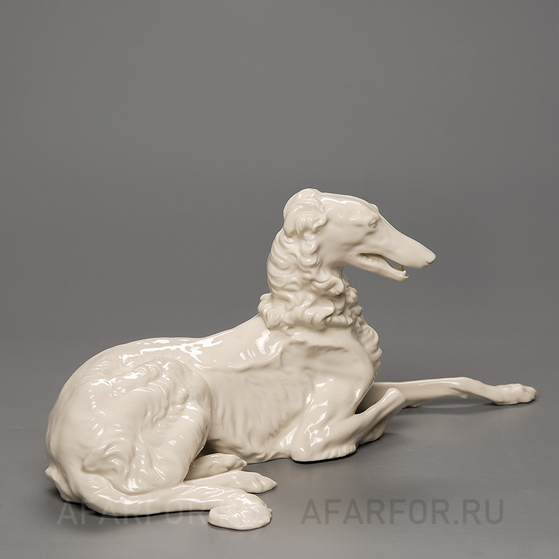 Фарфоровая статуэтка "Русская Борзая" Nymphenburg Германия