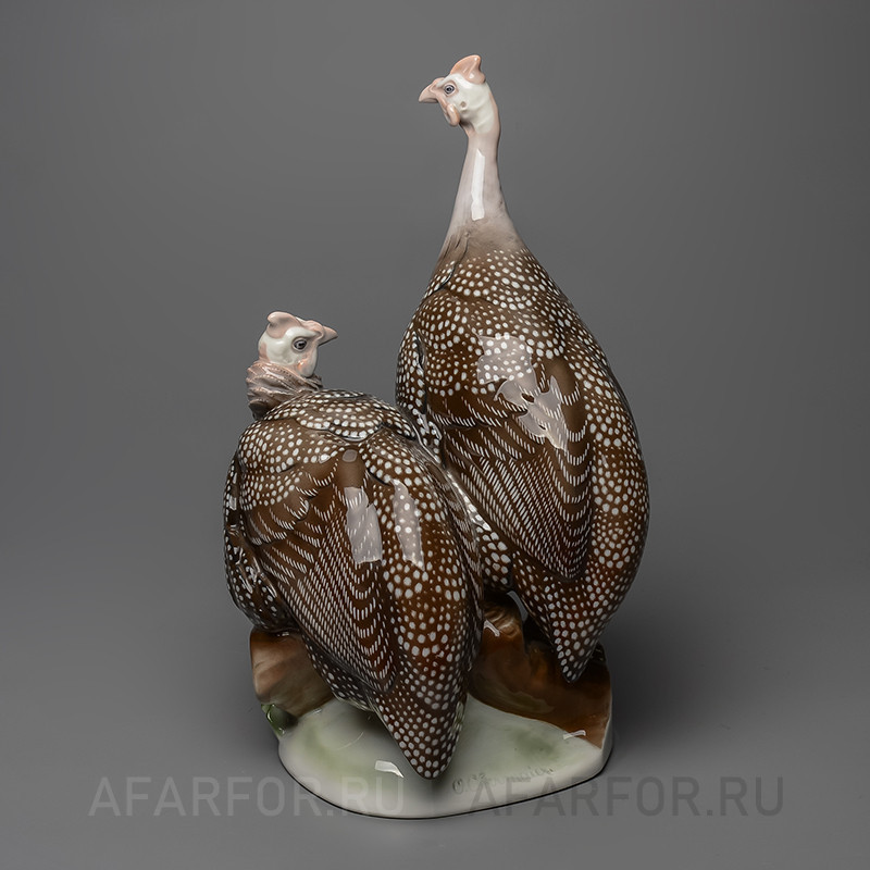 Фарфоровая статуэтка «Пара цесарок» Rosenthal Германия