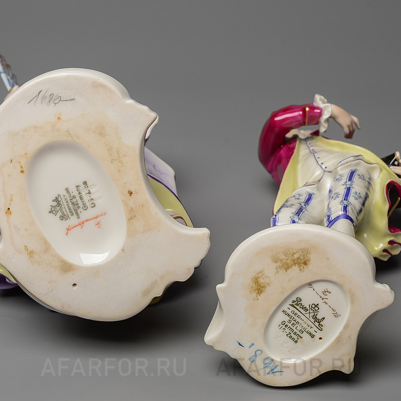 Фарфоровые статуэтки «Маркиз и Маркиза» Rosenthal Германия
