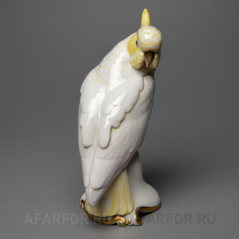 Фарфоровая статуэтка «Попугай Какаду» Rosenthal Германия