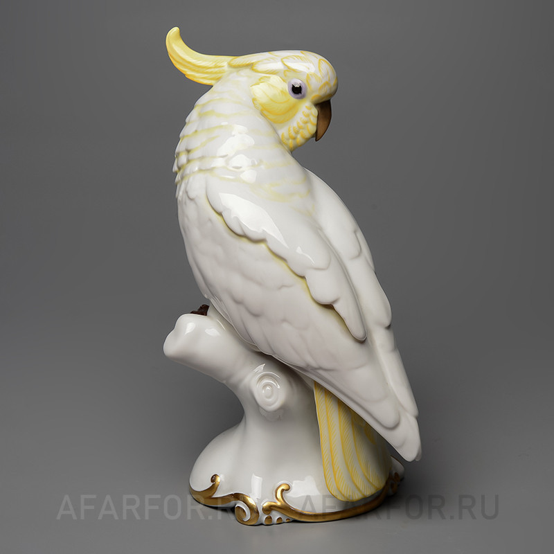 Фарфоровая статуэтка «Попугай Какаду» Rosenthal Германия