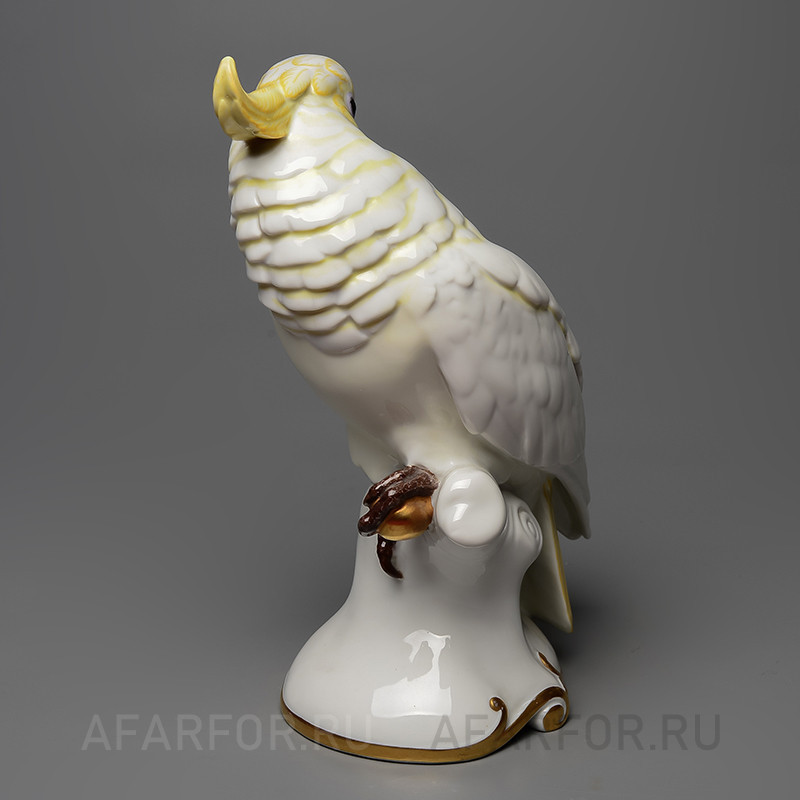 Фарфоровая статуэтка «Попугай Какаду» Rosenthal Германия