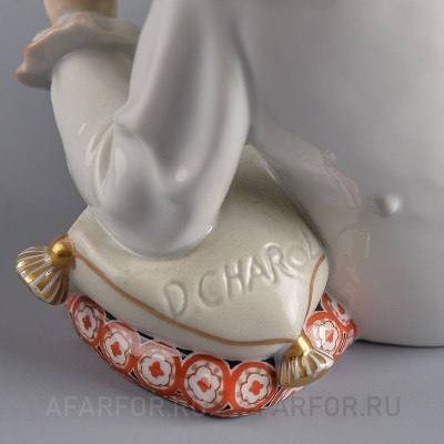 Фарфоровая статуэтка "Пьеро с гитарой" Rosenthal Германия (фото №37259)