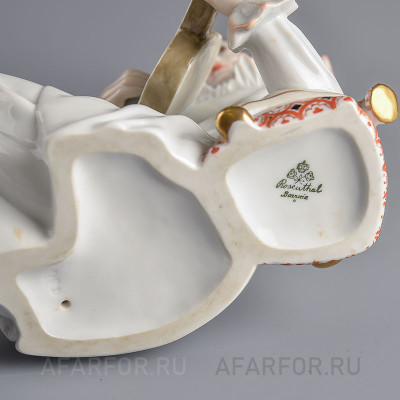 Фарфоровая статуэтка "Пьеро с гитарой" Rosenthal Германия (фото №37262)