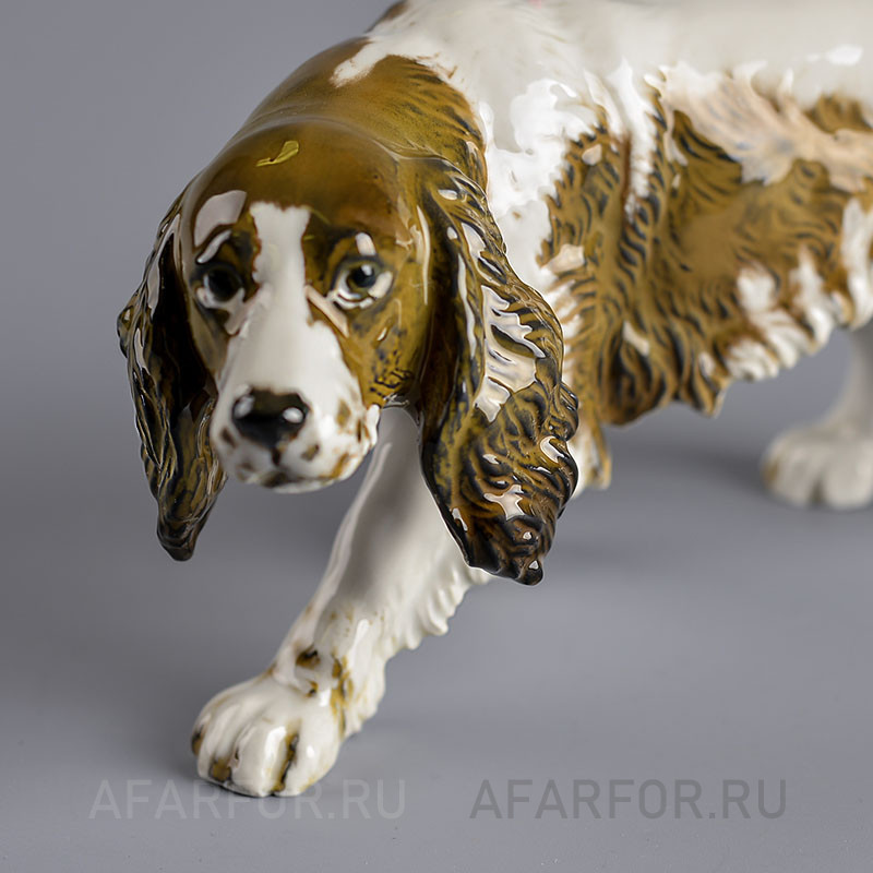 Фарфоровая статуэтка «Спаниель» Rosenthal Германия