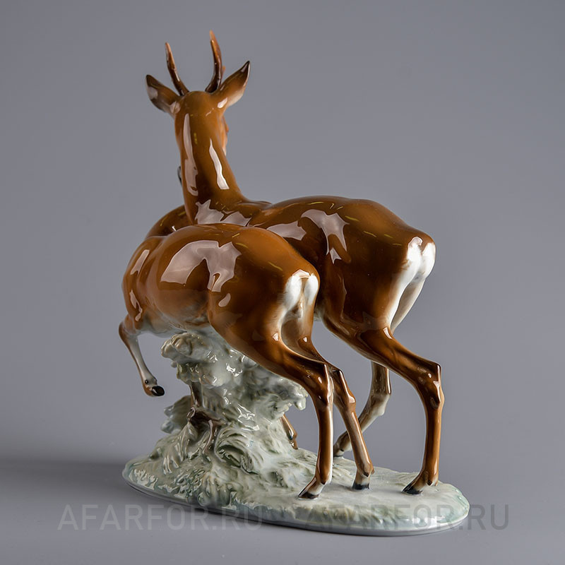 Фарфоровая статуэтка «Две Косули» Rosenthal Германия
