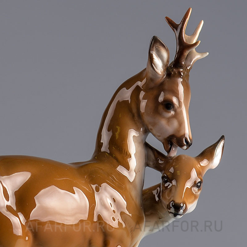 Фарфоровая статуэтка «Две Косули» Rosenthal Германия