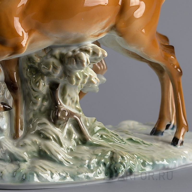Фарфоровая статуэтка «Две Косули» Rosenthal Германия