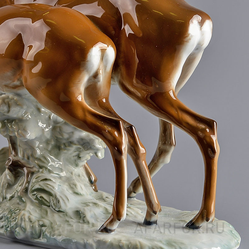Фарфоровая статуэтка «Две Косули» Rosenthal Германия