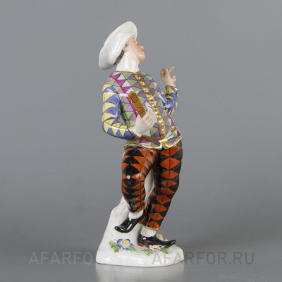 Фарфоровая статуэтка "Арлекин" Meissen Германия