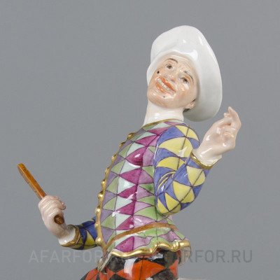 Фарфоровая статуэтка "Арлекин" Meissen Германия