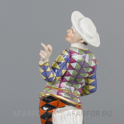 Фарфоровая статуэтка "Арлекин" Meissen Германия
