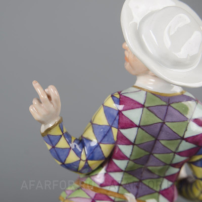 Фарфоровая статуэтка "Арлекин" Meissen Германия