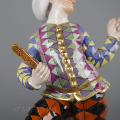 Фарфоровая статуэтка "Арлекин" Meissen Германия