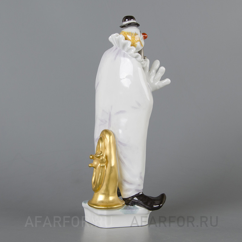 Фарфоровая статуэтка «Клоун с саксофоном» Meissen Германия