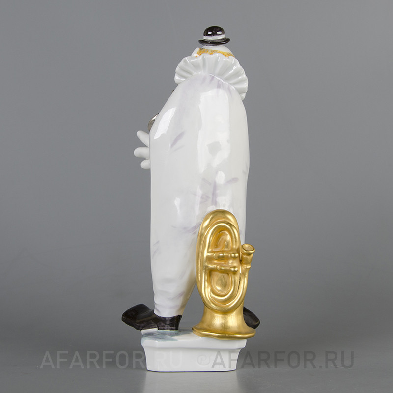 Фарфоровая статуэтка «Клоун с саксофоном» Meissen Германия