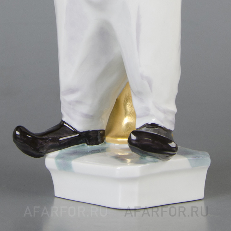 Фарфоровая статуэтка «Клоун с саксофоном» Meissen Германия
