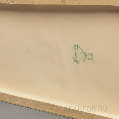 Фаянсовая статуэтка "Борзая" Hertwig & Co Германия (арт. 2047-3, фото №37731)