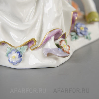 Фарфоровая статуэтка "Панталоне и Коломбина" Meissen Германия (арт. 2261-2, фото №37831)