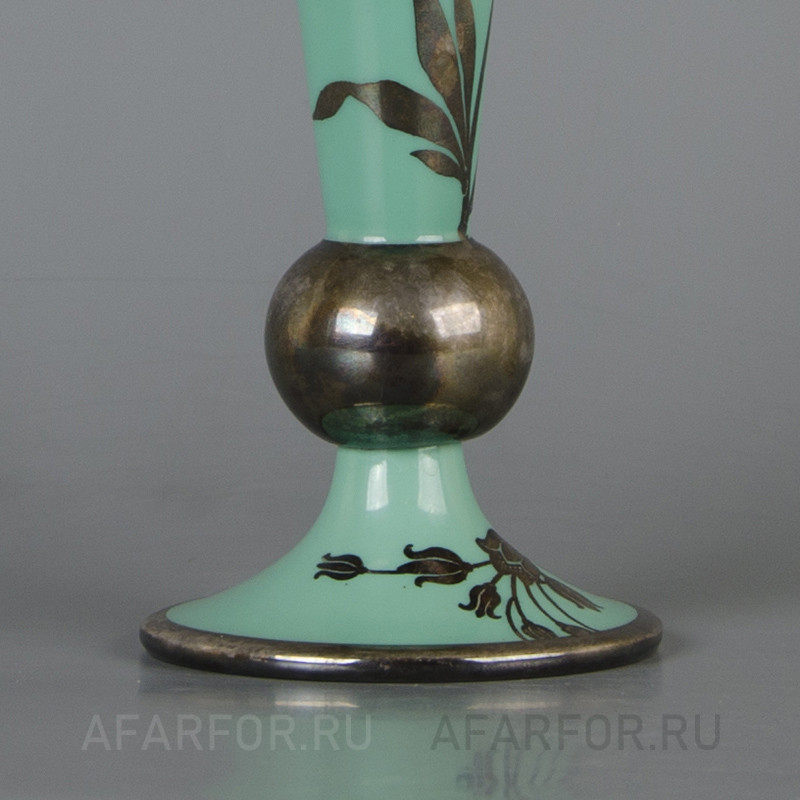 Фарфоровая ваза для цветов «Мятная патина» Rosenthal Германия