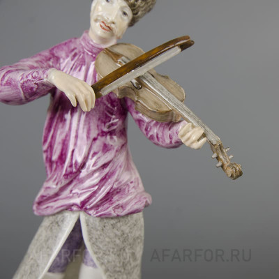 Фарфоровая статуэтка "Скрипач Анселл" Nymphenburg Германия (арт. 2287-2, фото №38160)