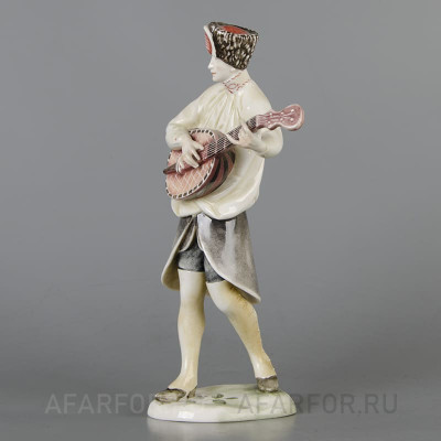 Фарфоровая статуэтка "Мандолинист Гофрид" Nymphenburg Германия (арт. 2288-2, фото №38168)