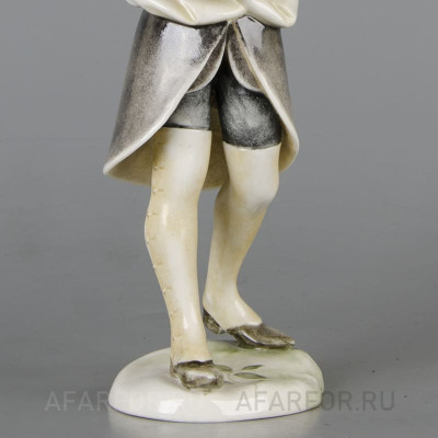 Фарфоровая статуэтка "Мандолинист Гофрид" Nymphenburg Германия (арт. 2288-2, фото №38180)