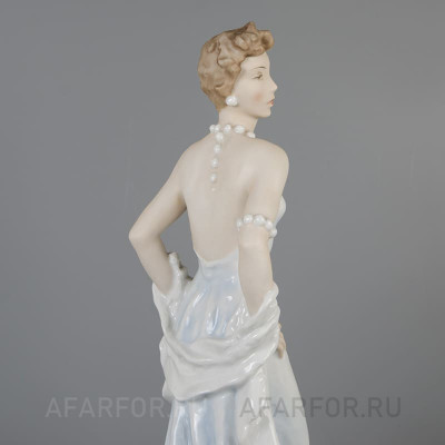 Фарфоровая статуэтка "Девушка в голубом платье" Rosenthal Германия (арт. 2294-2, фото №38271)