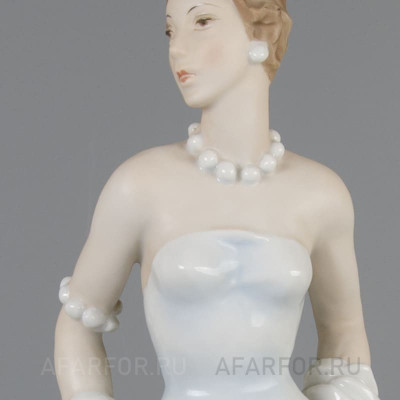 Фарфоровая статуэтка "Девушка в голубом платье" Rosenthal Германия (арт. 2294-2, фото №38272)