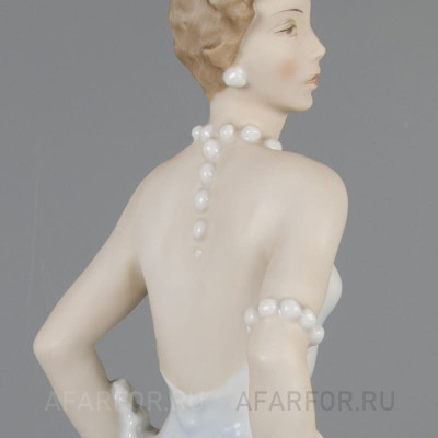 Фарфоровая статуэтка "Девушка в голубом платье" Rosenthal Германия (арт. 2294-2, фото №38273)