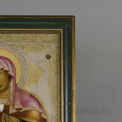 Икона на фарфоре "Феодоровская икона Божией Матери" Heinrich & Co Германия (фото №38283)