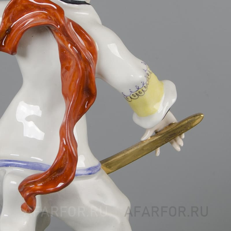 Фарфоровая статуэтка «Шут с деревянным мечом» Karl Ens Германия