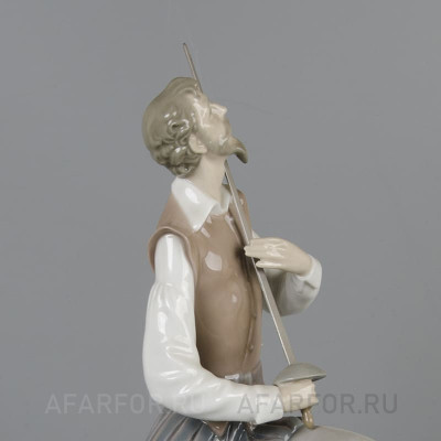 Фарфоровая статуэтка "Дон Кихот сидит" Lladro Испания (фото №38586)