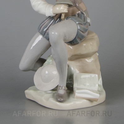 Фарфоровая статуэтка "Дон Кихот сидит" Lladro Испания (фото №38590)