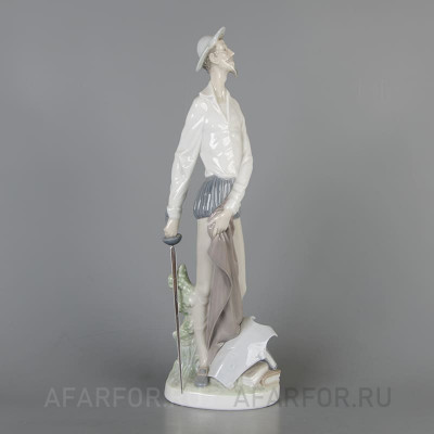 Фарфоровая статуэтка "Дон Кихот стоит" Lladro Испания (фото №38600)