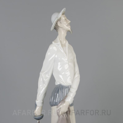 Фарфоровая статуэтка "Дон Кихот стоит" Lladro Испания (фото №38606)