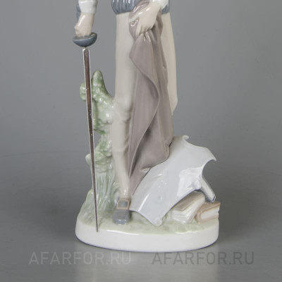 Фарфоровая статуэтка "Дон Кихот стоит" Lladro Испания (фото №38611)