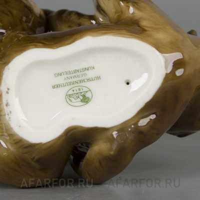 Фарфоровая статуэтка "Играющие медвежата" Hutschenreuther Германия (фото №38681)