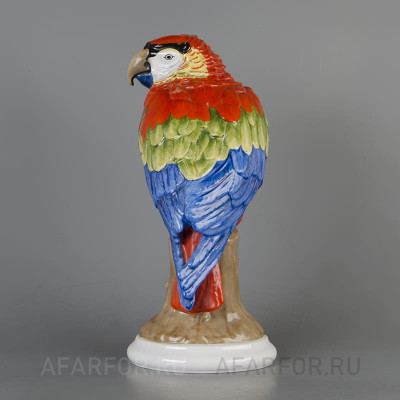 Фарфоровая статуэтка «Попугай Ара на дереве» Rosenthal Германия (фото №38743)
