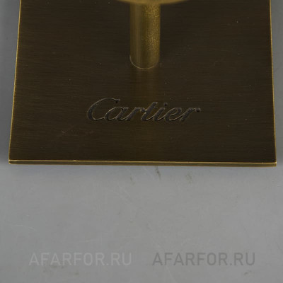 Винтажное настольное зеркало "Cartier" из бронзы, Франция (фото №38783)