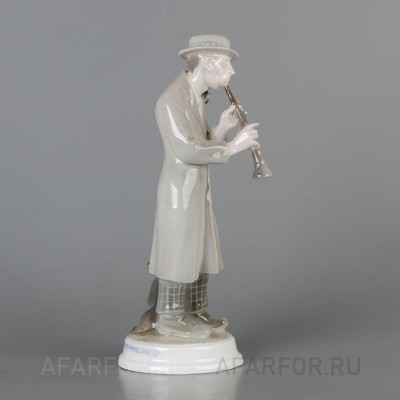 Фарфоровая статуэтка "Кларнетист с таксой" Rosenthal...