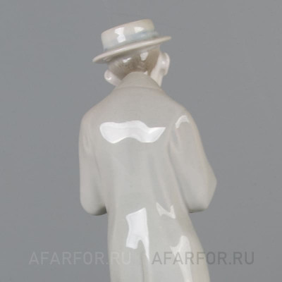 Фарфоровая статуэтка "Кларнетист с таксой" Rosenthal Германия (фото №38985)