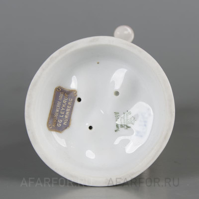 Фарфоровая статуэтка "Кларнетист с таксой" Rosenthal Германия (фото №38992)