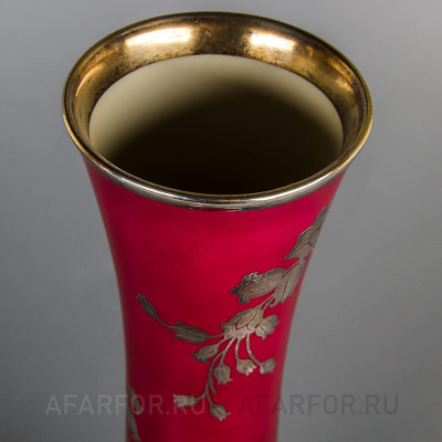 Фарфоровая ваза для цветов «Флер де Нуар» Rosenthal Германия (фото №39021)