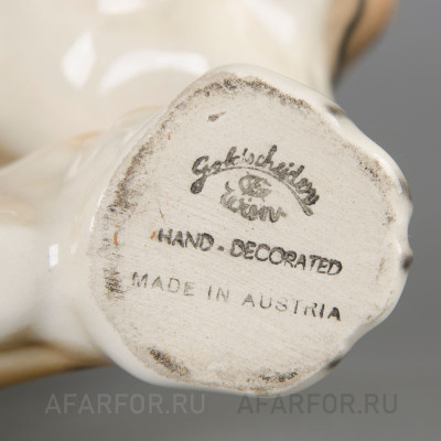 Фаянсовая статуэтка «Крадущийся Тигр» Goldscheider Австрия (фото №39070)