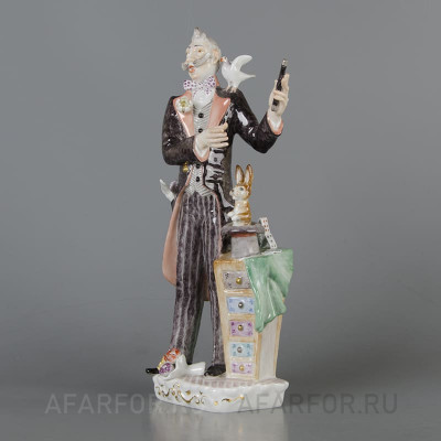 Фарфоровая статуэтка «Цирковой фокусник» Meissen Германия (фото №39106)